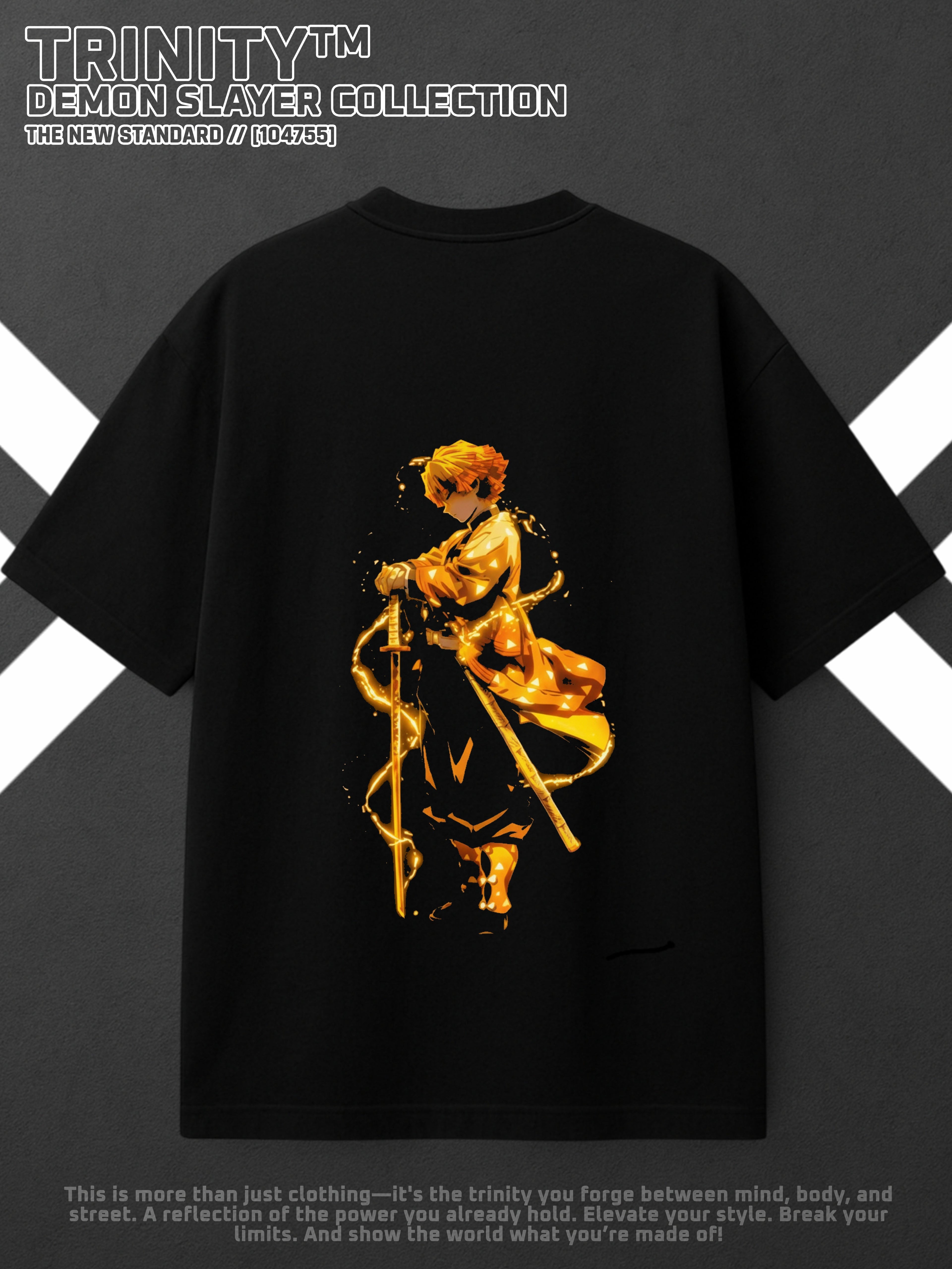 Camiseta Zenitsu Cuerpo Completo