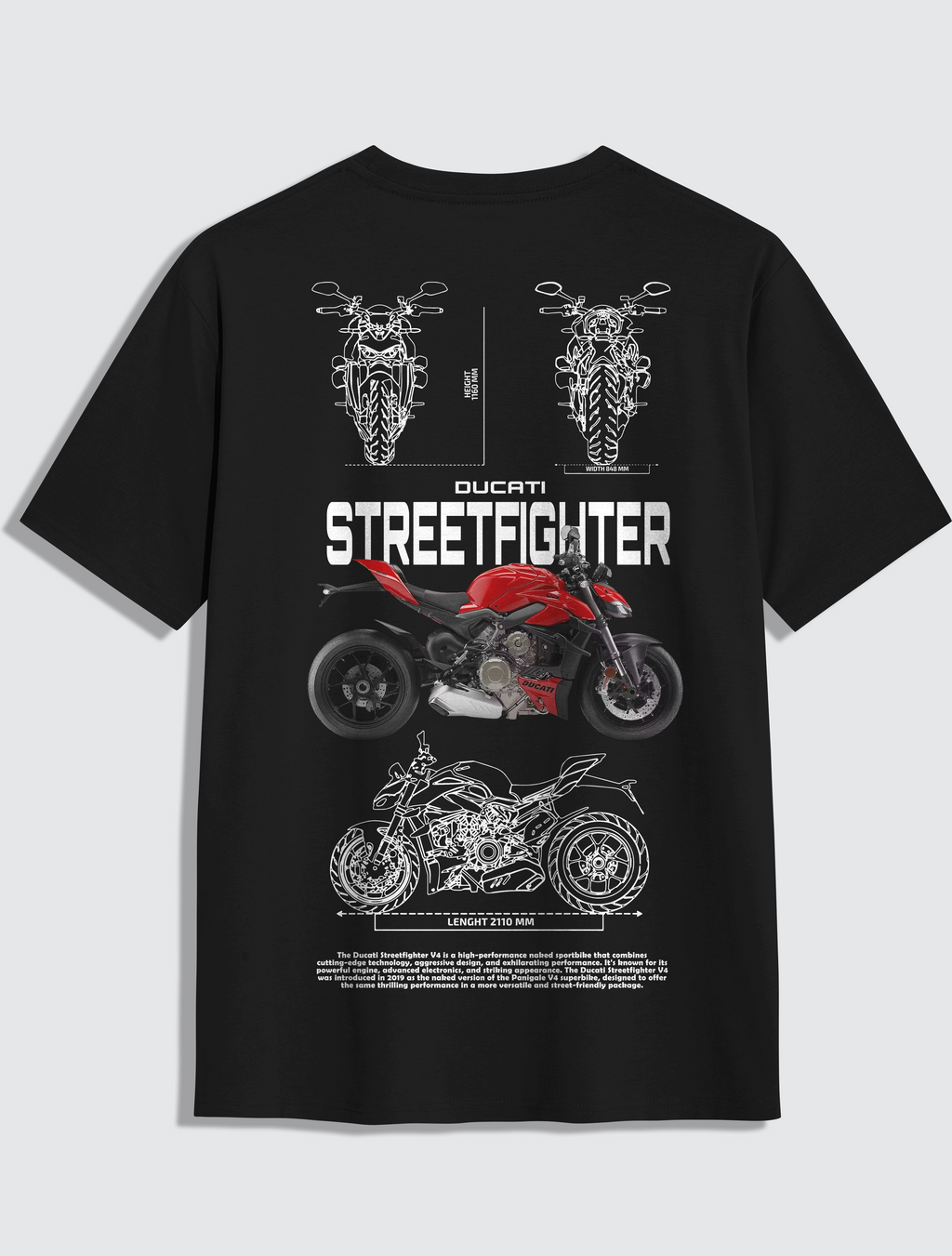 Camiseta Moto Ducati Streetfighter V4
