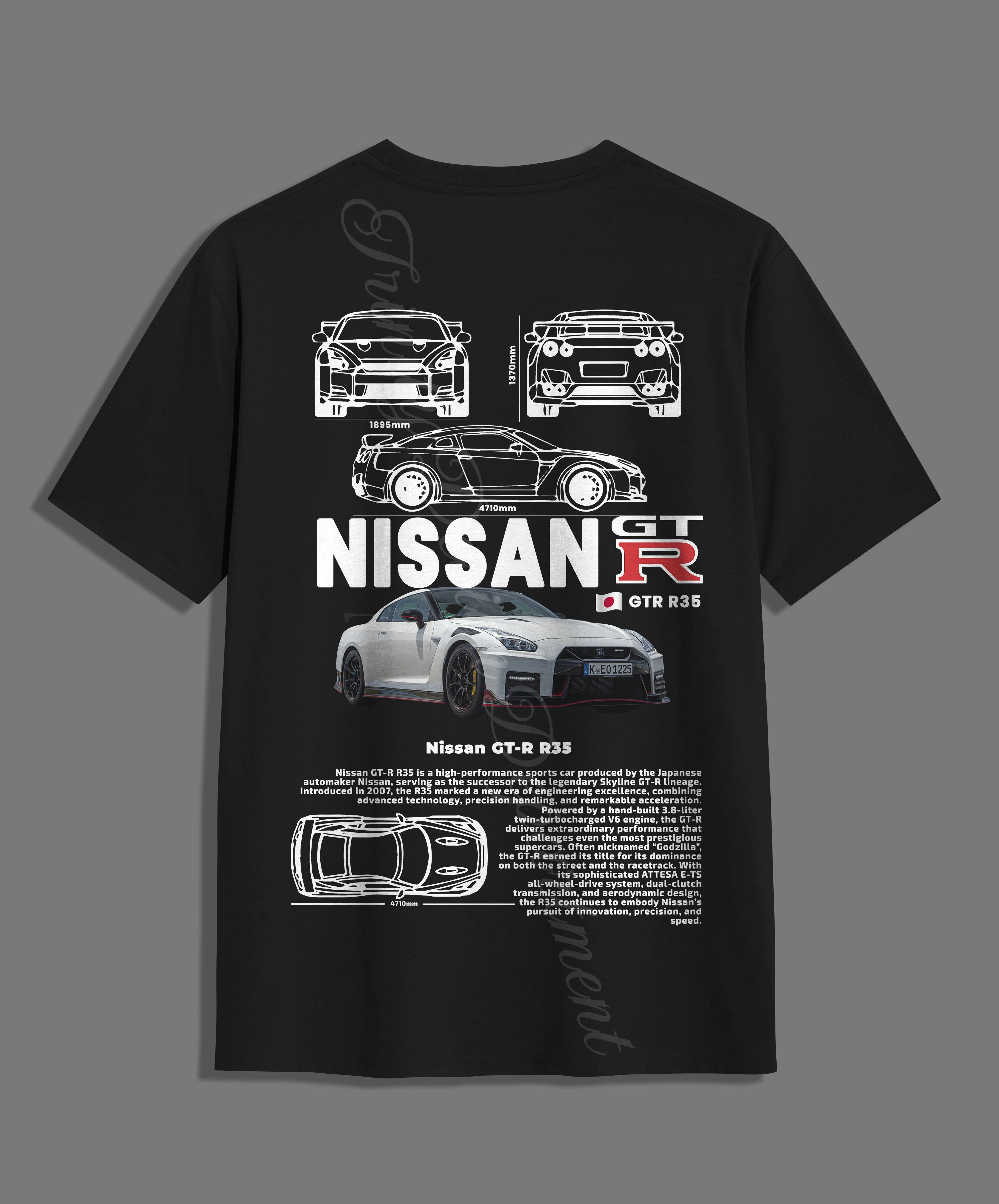 Camiseta Nissan GT-R R35