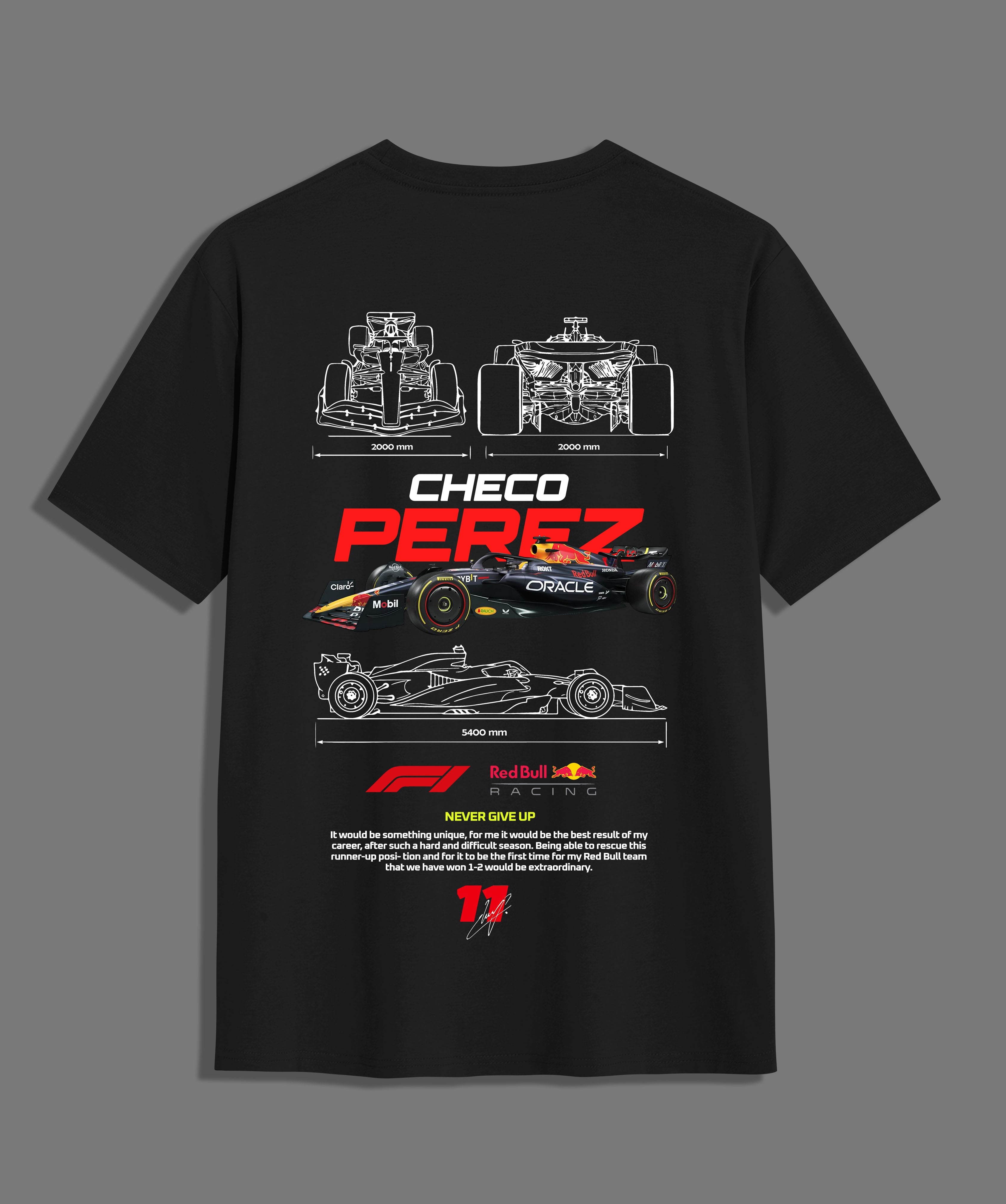 Camiseta Checo Perez ORACLE F1